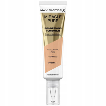 Max Factor Miracle Pure Nawilżający Podkład Do Twarzy SPF30 040 Light Ivory