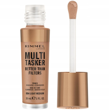 Rimmel Multi Tasker Podkład Primer Baza Rozświetlająca 004 Ligh Medium 30ml