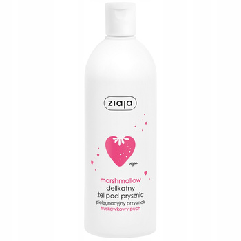 Ziaja Marshmallow Żel Pod Prysznic Do Mycia Ciała Truskawkowy Puch 500ml