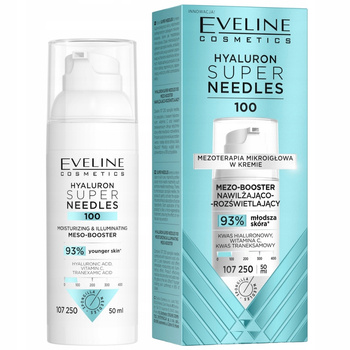 Eveline Super Needles Hyaluron Nawilżający Krem Do Twarzy z Witaminą C 50ml