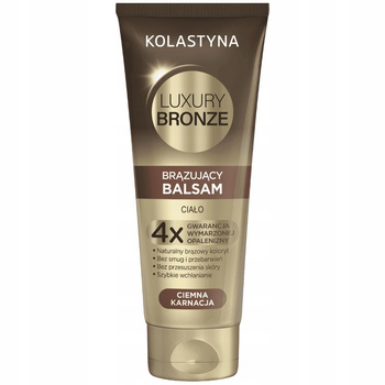Kolastyna Luxury Bronze Brązujący Balsam Do Ciała Ciemna Karnacja 200ml