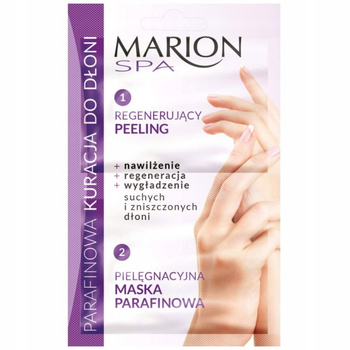 Marion SPA Parafinowa Kuracja Do Rąk Dłoni Peeling + Maska + Rękawiczki