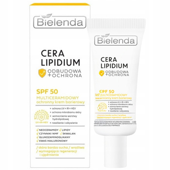 Bielenda Cera Lipidium Multiceramidowy Krem Do Twarzy z Filtrem SPF 50 30ml