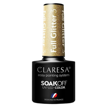 Claresa Lakier Hybrydowy Full Glitter 3 5g