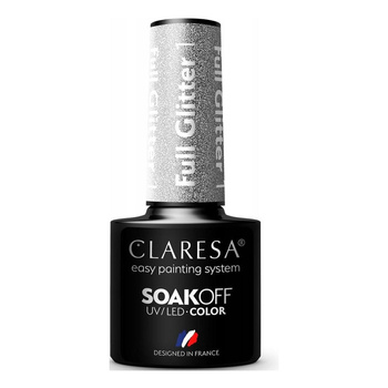Claresa Lakier Hybrydowy Full Glitter 1 5g