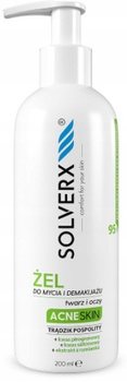 SOLVERX Acne Skin Żel do Demakijażu Mycia Trądzik