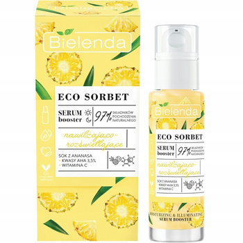 Bielenda Eco Sorbet Serum Booster Nawilżająco Rozświetlający Ananas 30ml