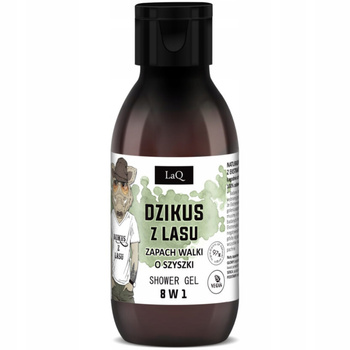LaQ Dzikus z Lasu 8w1 Męski Żel Pod Prysznic z Ekstraktem z Dębu 100ml
