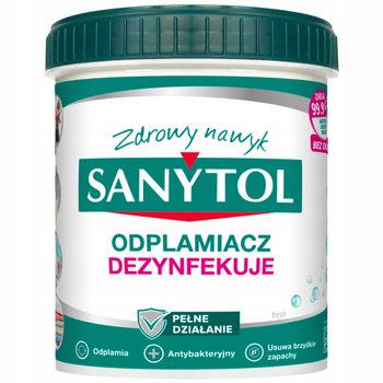 Sanytol Antybakteryjny Uniwersalny Odplamiacz w Proszku Do Prania 450g