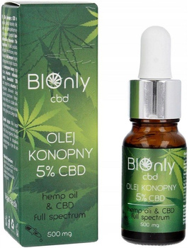 BIOnly Cbd Olej Konopny Do Twarzy i Ciała CBD 5%