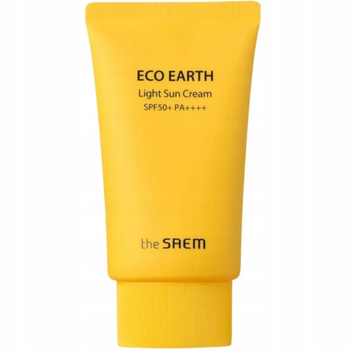 The Saem Eco Earth Lekki Ochronny Krem Do Twarzy z Filtrem SPF 50 50g