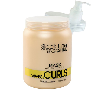 Stapiz Waves Curles Maska Do włosów Kręconych i Falowanych + Pompka 1000ml