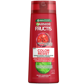 Garnier Fructis Color Resist Szampon Do Włosów Farbowanych Ochrona 400ml