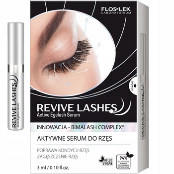 FlosLek Revive Lashes Aktywne Serum Do Rzęs Na Wzrost i Zagęszczenie 5ml