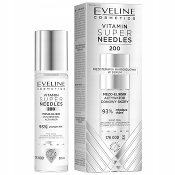 Eveline Super Needles Vitamin Serum Do Twarzy Aktywator Odnowy Skóry 30ml