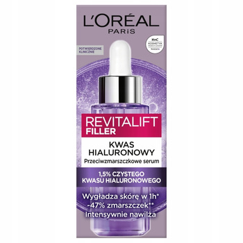 Loreal Revitalift Przeciwzmarszczkowe Serum Do Twarzy Kwas Hialuronowy 30ml