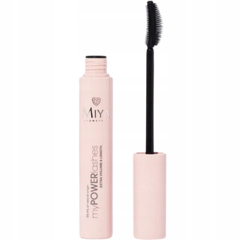 Miya myPOWERlashes Extra Wydłużająco Pogrubiający Tusz Do Rzęs Czarny 10ml