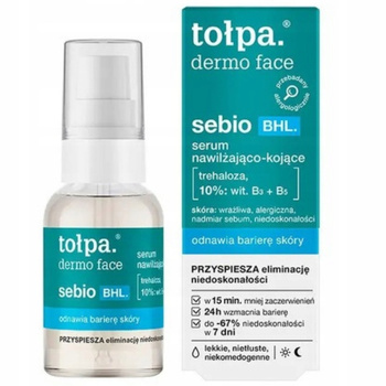 Tołpa Dermo Face Sebio BHL Lekkie Nawilżająco Kojące Serum Do Twarzy 30ml