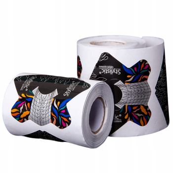 Stylistic Szablony Formy Do Przedłużania Paznokci Manicure Sztywne 100 szt