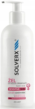 Solverx Sensitive Żel Do Mycia Twarzy i Demakijażu