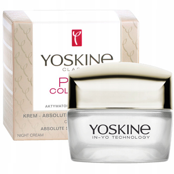 Yoskine Pro Collagen Przeciwzmaszczkowy Krem Do Twarzy 60+ Na Noc 50ml