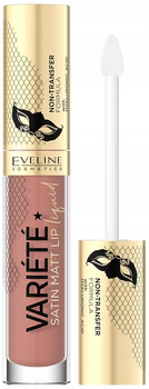 Eveline Variete Satin Matt Pomadka z Kwasem Hialuronowym 02 Raspberry Cream