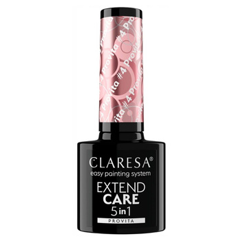 Claresa Extend Care 5in1 Provita Baza Hybrydowa Do Paznokci Róż Nude 4 5g