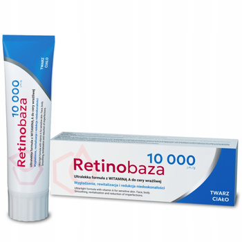 Retinobaza Krem Do Twarzy i Ciała z Witaminą A 10 000 Cera Wrażliwa 30g