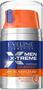 Eveline Men X-Treme Lekki Żel Nawilżający Energetyzujący Do Twarzy 50ml