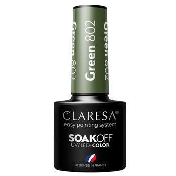 Claresa Take Me To The River Lakier Hybrydowy Do Paznokci Green 802 5g