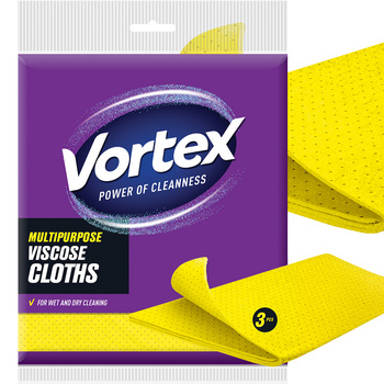 Vortex Wielofukncyjna Uniwersalna 艢ciereczka Wiskozowa Ch艂onna 3 Sztuki