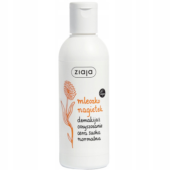 Ziaja Nagietek Nawilżające Mleczko Do Demakijażu Cera Sucha Normalna 200ml