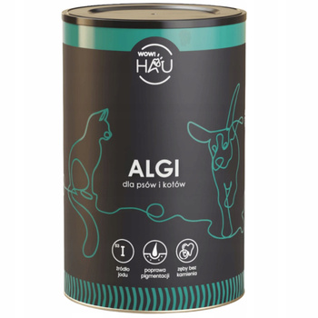 Wow Hau Brunatne Algi Morskie Dla Psa Kota Proszek Witaminy Minerały 650g