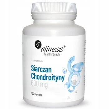 Aliness Siarczan Chondroityny 600 mg Suplement Diety Stawy 100 Kapsułek