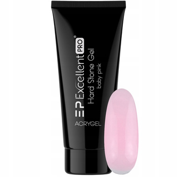 Excellent PRO Hard Stone Gel Akrylożel Do Paznokci Różowy Baby Pink 60g