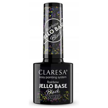 Claresa Rainbow Jello Baza Lakier Hybrydowy Black 5g