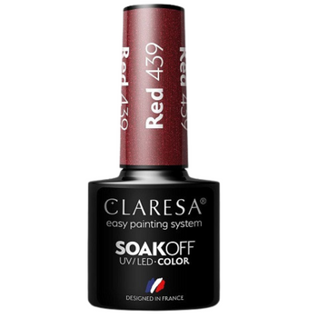 Claresa Lakier Hybrydowy Red 439 5g
