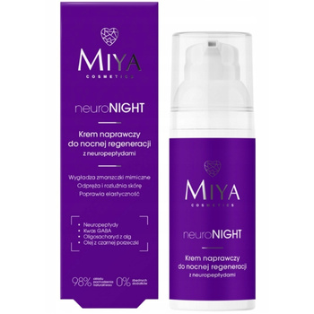 Miya neuroNIGHT Naprawczy Krem Do Twarzy z Neuropeptydami Na Noc 50ml