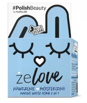 FlosLek ŻeLove Nawilżający Żel do Pielęgnacji Twarzy Woda Morska 2w1 50ml