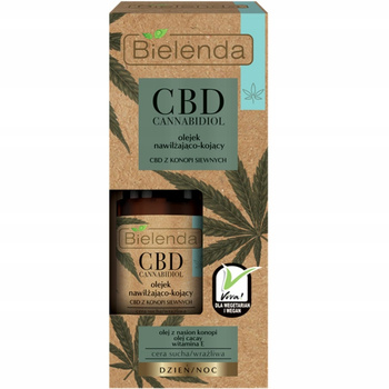 Bielenda CBD Konopie Siewne Olejek Nawilżająco Kojący Dla Cery Suchej 15ml