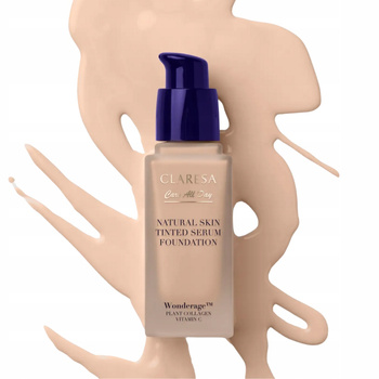 Claresa Care All Day Natural Skin Serum Podkład Do Twarzy 1N Light Neutral