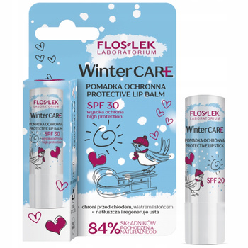 Floslek Winter Care Zimowa Ochronna Pomadka Balsam Do Ust w Sztyfcie SPF30