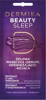 Dermika ŻELOWA MASECZKA SERUM ODŚWIEŻAJĄCO KOJĄCA
