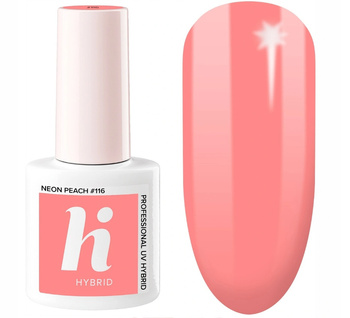 HI HYBRID Lakier Hybrydowy 116 Neon Peach