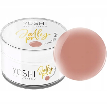 Yoshi Żel Budujący UV LED Jelly Pro Cover Light Beige Kryjący Beżowy 50ml