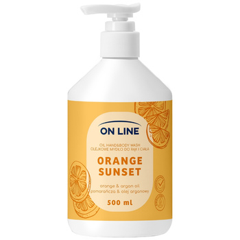 On Line Delikatne Olejkowe Mydło w Płynie Do Rąk Ciała Orange Sunset 500ml