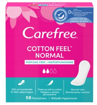 Carefree Cotton Wkładki Higieniczne 56 sztuk