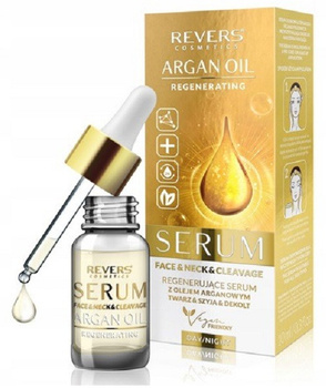 Revers Regenerujące Serum z Olejem Arganowy Twarz Szyja Dekolt 10ml
