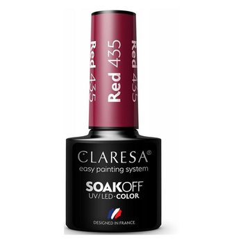 Claresa Lakier Hybrydowy Red 435 5g