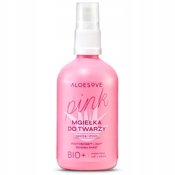 Aloesove Pink Nawilżająca Mgiełka Łagodzący Tonik Do Twarzy Aloes 100ml